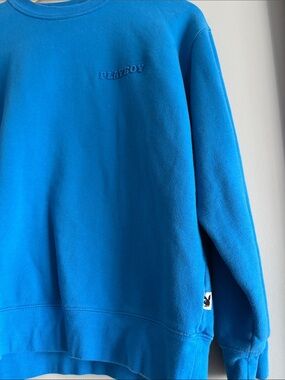 PLAYBOY Woman’s Crewneck Sweatshirt in Vibrant Blue